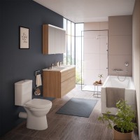 Унитаз-компакт напольный Norm Eisberg 9844B099-7202 с микролифтом
