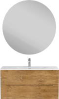 Мебель для ванной комнаты BelBagno Etna 100 rovere nature, раковина BB-8099-120-2