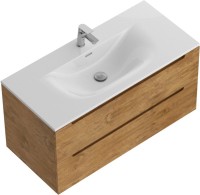 Мебель для ванной комнаты BelBagno Etna 100 rovere nature, раковина BB-8099-120-2