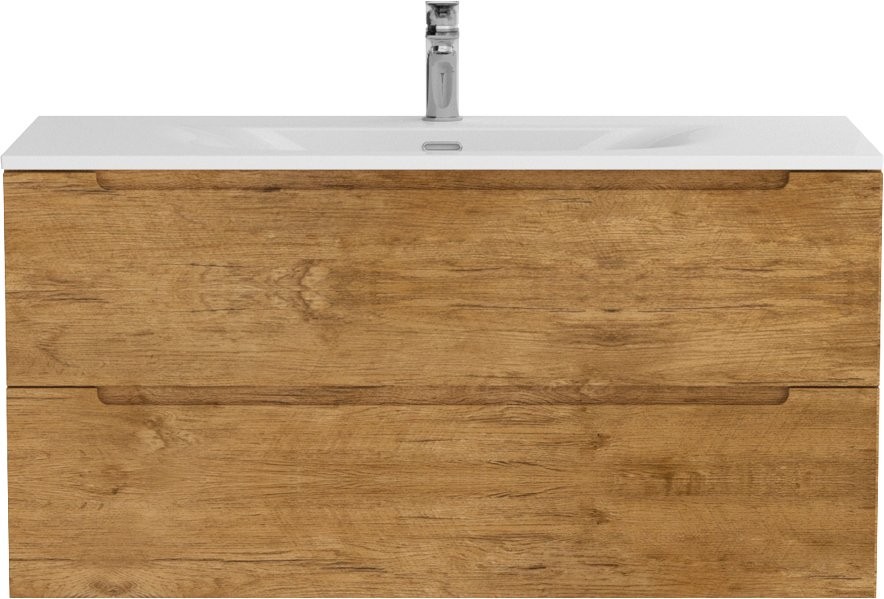 Мебель для ванной комнаты BelBagno Etna 100 rovere nature, раковина BB-8099-120-2