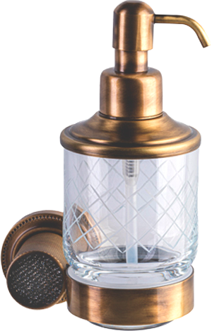 Дозатор Boheme Royal Cristal Bronze подвесной