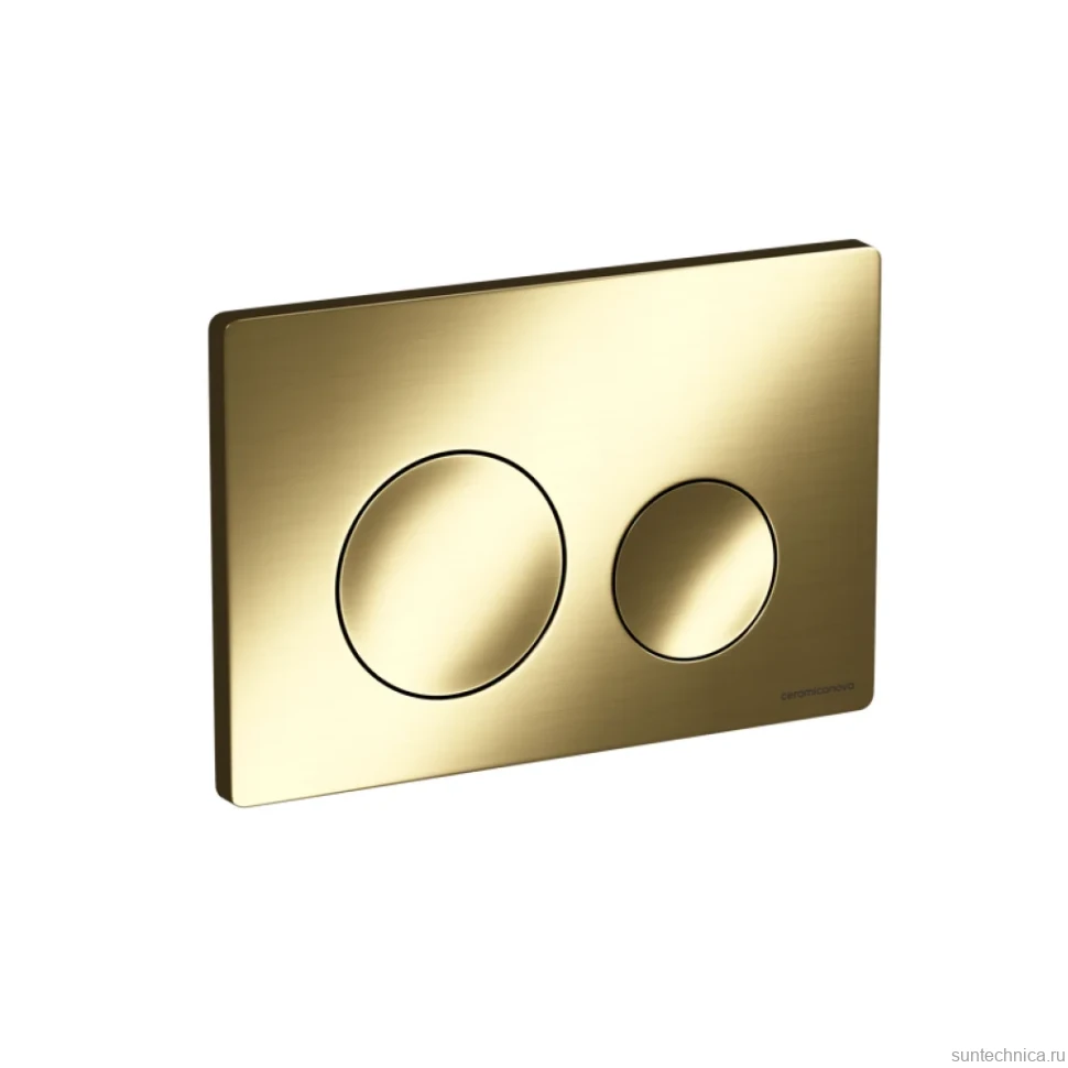 Кнопка смыва Ceramicanova Balance Circle CN12-001BG брашированное золото