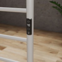 Полотенцесушитель электрический Bauedge Stil Floor AF0017 55x91 белый матовый