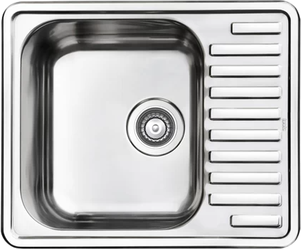 Мойка кухонная IDDIS Strit STR58SDi77S с сифоном