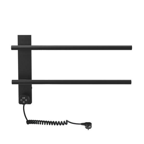 Полотенцесушитель электрический Wonzon & Woghand WW-AL342-MB черный матовый