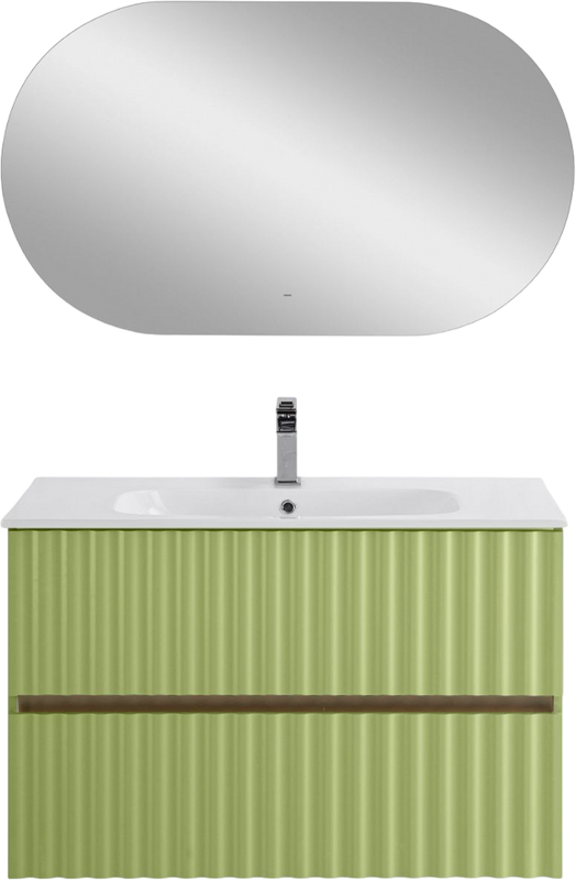 Мебель для ванной комнаты Art&Max Elegant 90 подвесная, мята