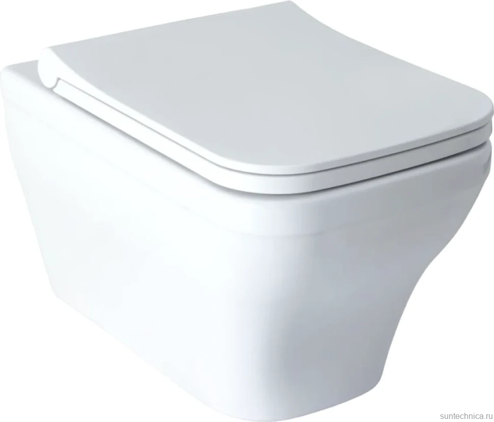 Унитаз подвесной Allen Brau Infinity 4.21011.20 безободковый, с микролифтом