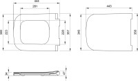 Унитаз подвесной Allen Brau Infinity 4.21011.20 безободковый, с микролифтом