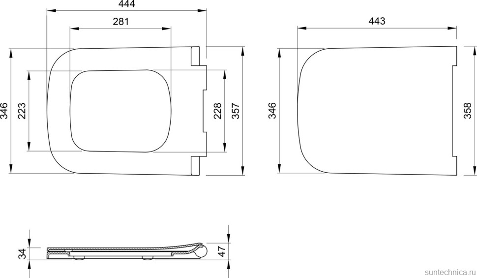 Унитаз подвесной Allen Brau Infinity 4.21011.20 безободковый, с микролифтом