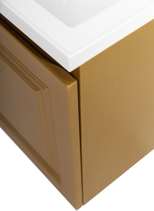 Тумба с раковиной Cezares Giubileo 100 1 внутренний ящик, брашированное золото