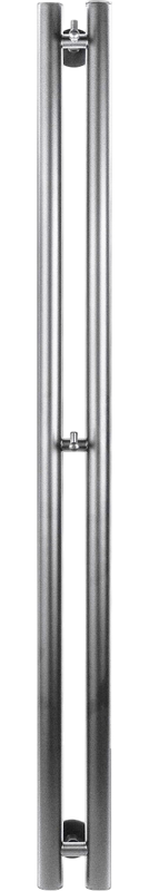 Полотенцесушитель электрический Secado Бергамо 2К 1500х70 150x10 см, подключение справа, графит, I-образный