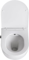 Унитаз подвесной BelBagno Uno BB3105CHR-BS/SC с микролифтом, со смесителем и функцией биде