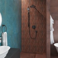 Душевой трап (лоток) TECE Drainprofile 90, сатин черный хром