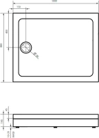 Поддон для душа STWORKI Эстерсунд 100x80, с сифоном Поддон для душа STWORKI Эстерсунд 100x80, с сифоном