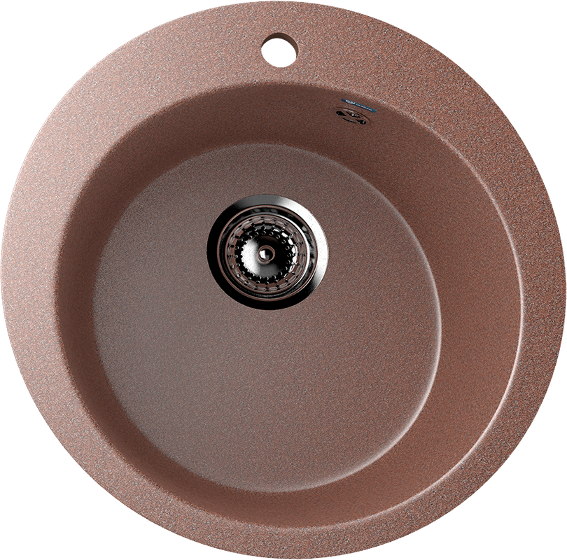 Мойка кухонная Ulgran U-405 307 терракотовая + дозатор U-01 терракот