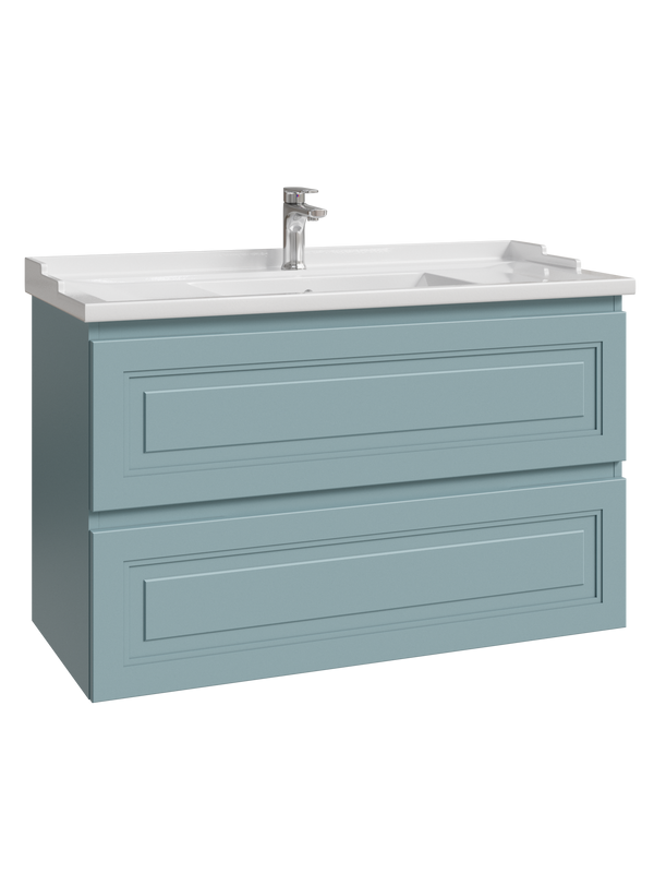 Тумба с раковиной Caprigo Wales 100 антарктида