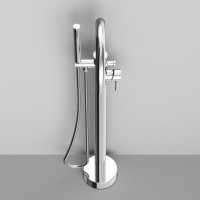 Напольный смеситель для ванны с душем AM.PM Sense F7514100 Напольный смеситель для ванны с душем AM.PM Sense F7514100