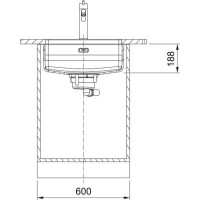 Мойка кухонная Franke Maris Quiet MQX 110-50 7 нержавеющая сталь