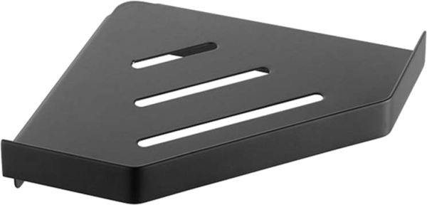 Полка Boheme New Venturo 10318-B угловая, черная матовая