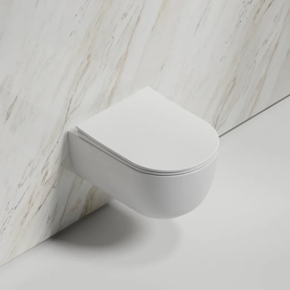 Унитаз подвесной Ceramicanova Modena Rimless CN6063 белый