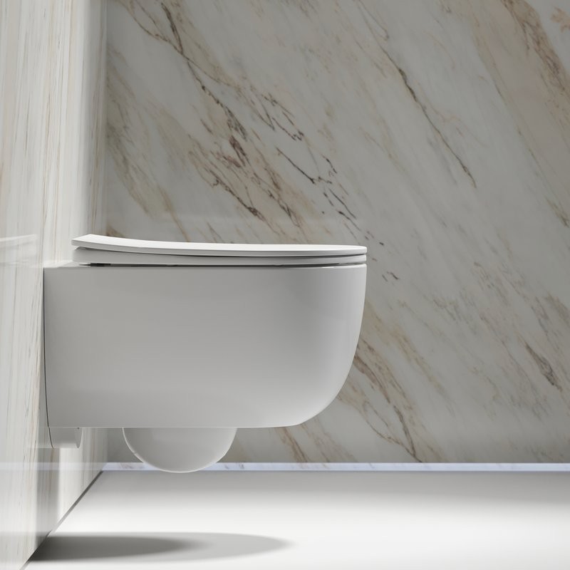 Унитаз подвесной Ceramicanova Modena Rimless CN6063 белый