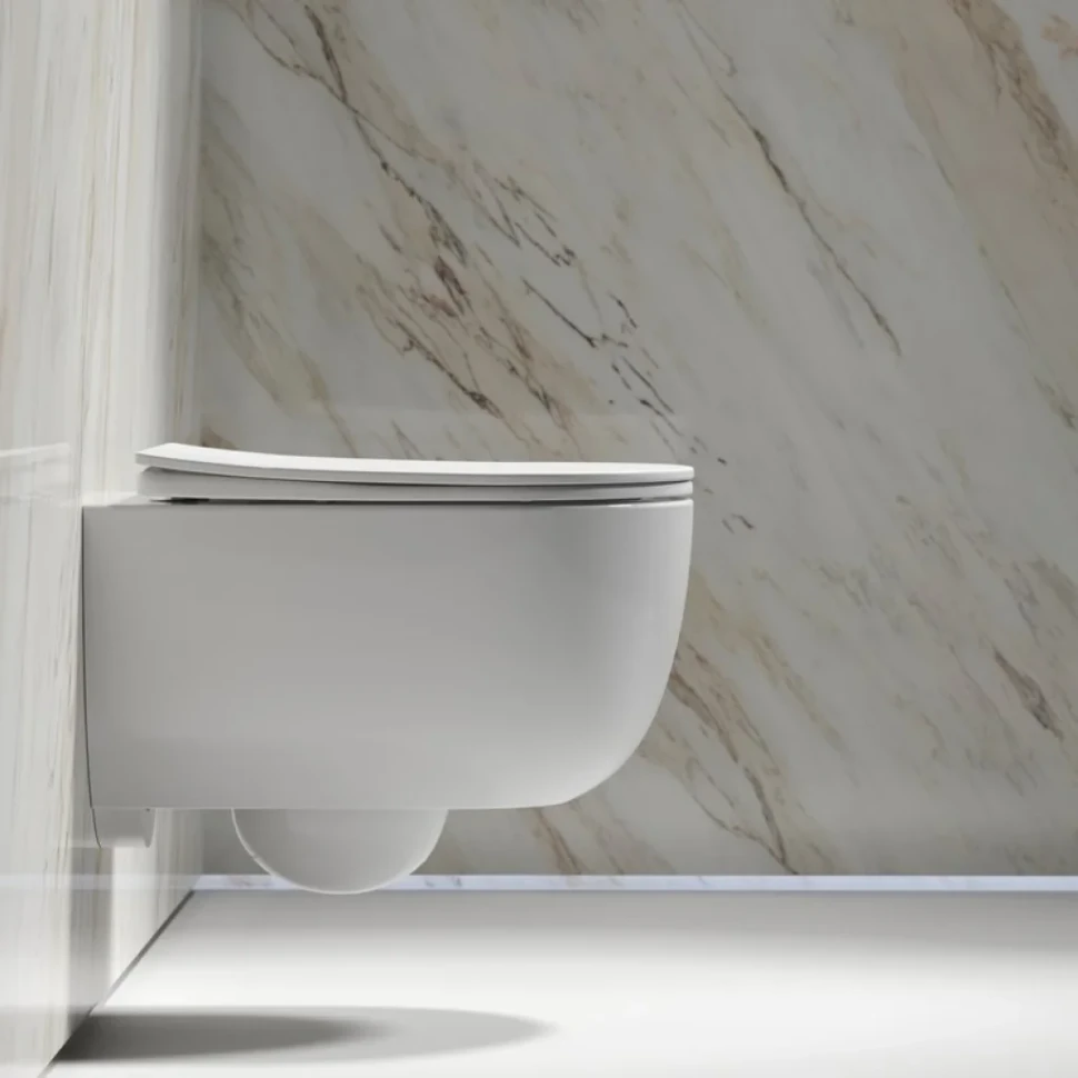 Унитаз подвесной Ceramicanova Modena Rimless CN6063 белый