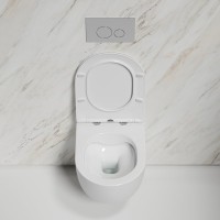 Унитаз подвесной Ceramicanova Modena Rimless CN6063 белый