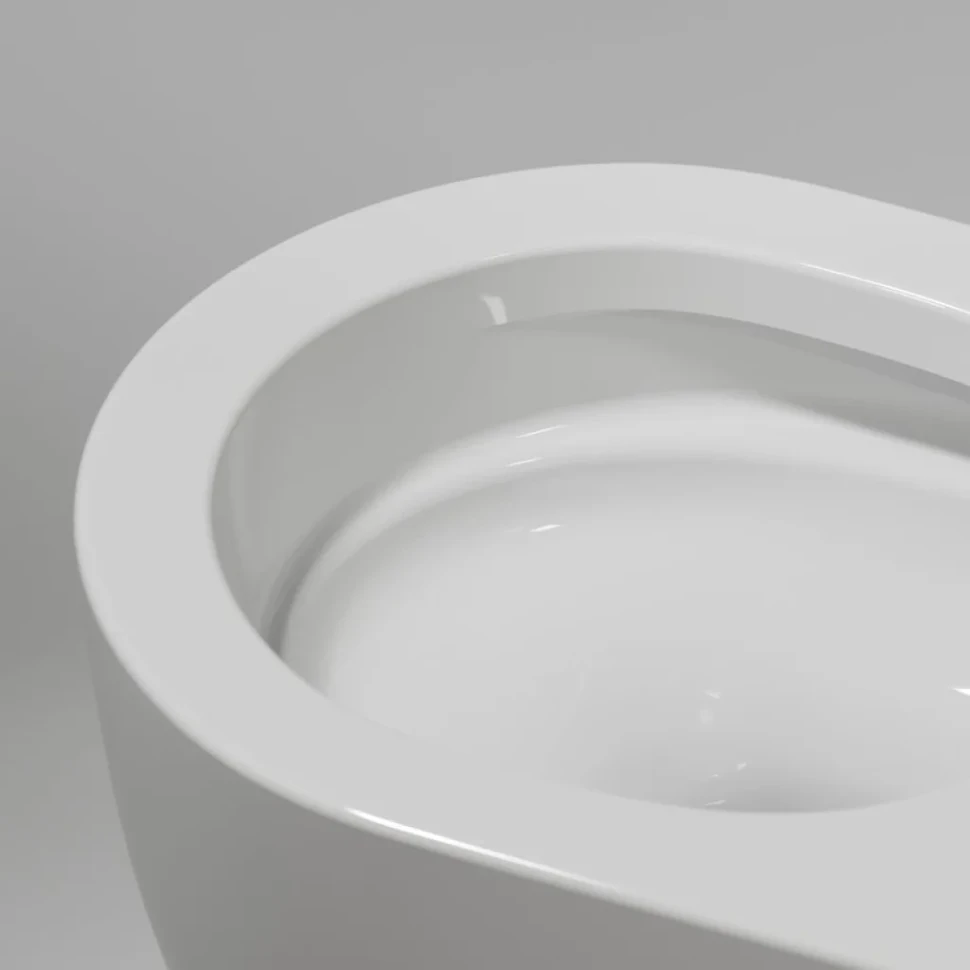 Унитаз подвесной Ceramicanova Modena Rimless CN6063 белый