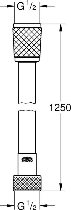 Душевой шланг Grohe Relexaflex 45971001