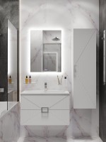 Мебель для ванной комнаты Grossman Луксор 60 матовая белая