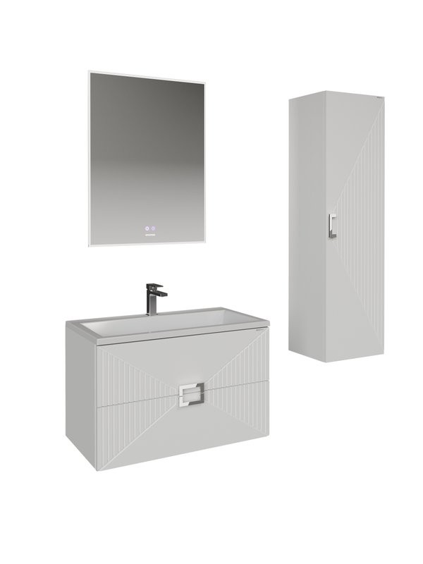 Мебель для ванной комнаты Grossman Луксор 60 матовая белая