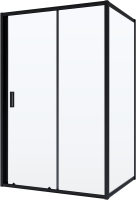 Душевой уголок Niagara Nova NG-82-12AB-A100B 120x100, прямоугольный, черный