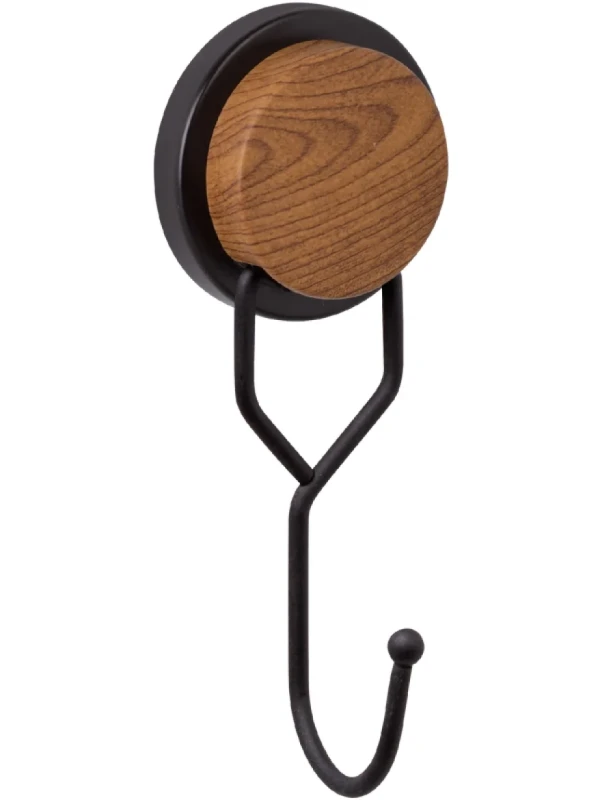 Крючок Fixsen Magic Wood FX-46005 одинарный, черный