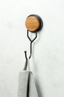 Крючок Fixsen Magic Wood FX-46005 одинарный, черный