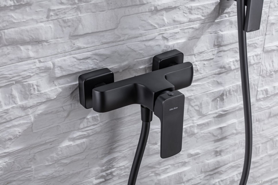 Смеситель для душа Allen Brau Infinity 5.21010-31 чёрный матовый