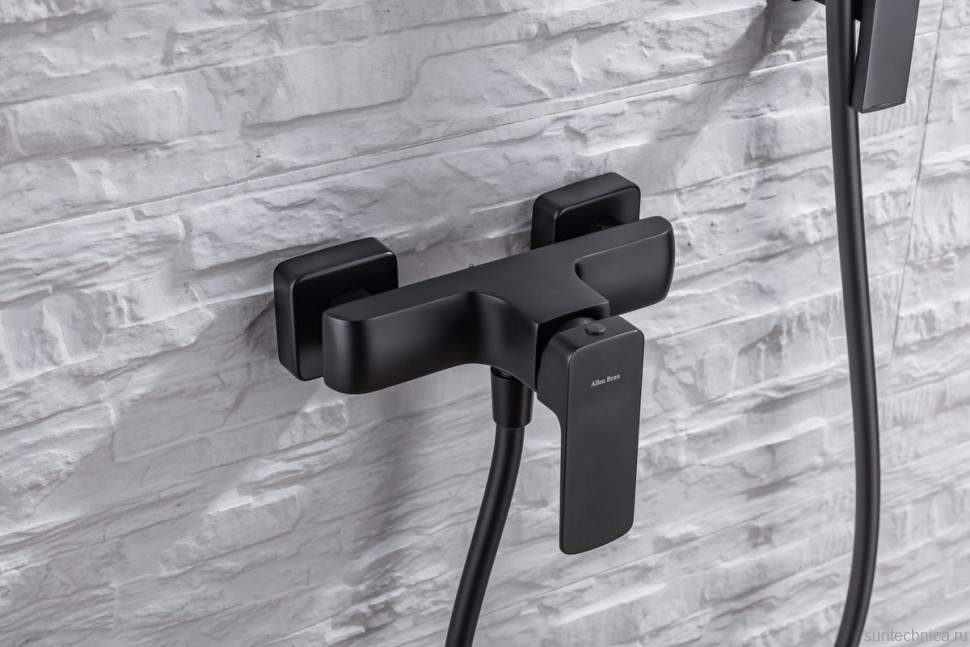 Смеситель для душа Allen Brau Infinity 5.21010-31 чёрный матовый