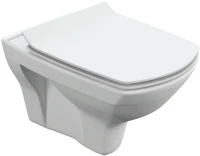 Комплект Унитаз подвесной Cersanit Carina XL Clean On DPL EO slim + Инсталляция Geberit Duofix Delta 458.124.21.1 3 в 1 с кнопкой смыва, хром