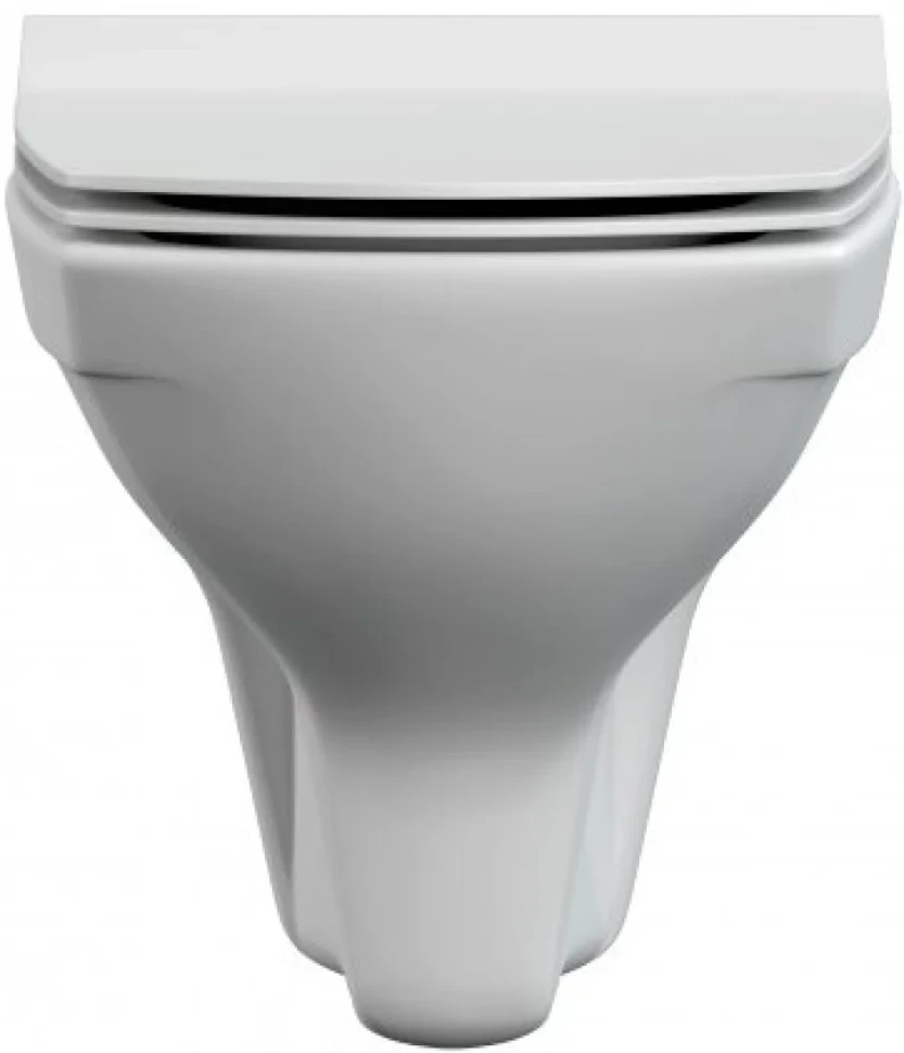 Комплект Унитаз подвесной Cersanit Carina XL Clean On DPL EO slim + Инсталляция Geberit Duofix Delta 458.124.21.1 3 в 1 с кнопкой смыва, хром