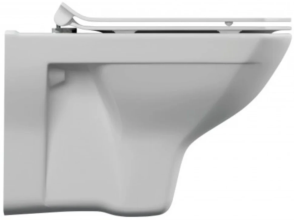 Комплект Унитаз подвесной Cersanit Carina XL Clean On DPL EO slim + Инсталляция Geberit Duofix Delta 458.124.21.1 3 в 1 с кнопкой смыва, хром