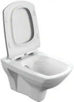 Комплект Унитаз подвесной Cersanit Carina XL Clean On DPL EO slim + Инсталляция Geberit Duofix Delta 458.124.21.1 3 в 1 с кнопкой смыва, хром