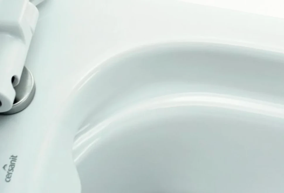 Комплект Унитаз подвесной Cersanit Carina XL Clean On DPL EO slim + Инсталляция Geberit Duofix Delta 458.124.21.1 3 в 1 с кнопкой смыва, хром