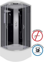 Душевая кабина Niagara NG-2508-14 90х90 прозрачные стёкла, с высоким поддоном, с сиденьем