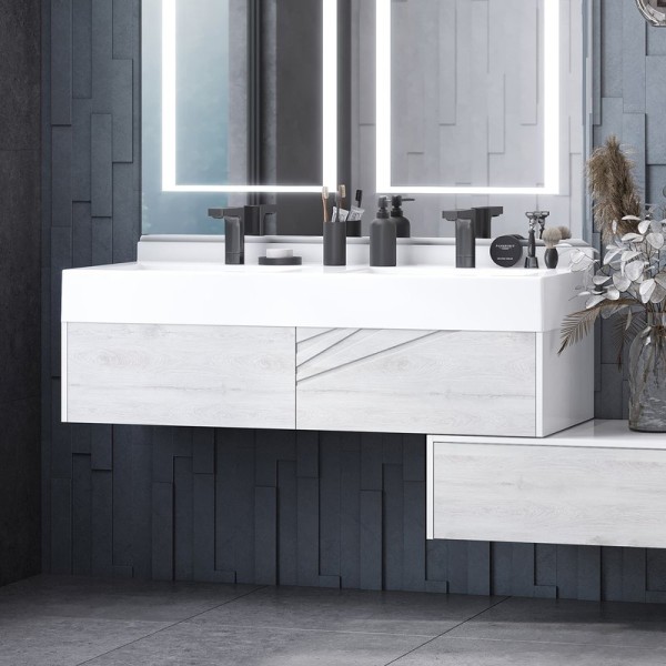 Тумба с раковиной AQUATON Сакура 120 для двоих