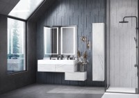 Тумба с раковиной AQUATON Сакура 120 для двоих