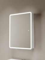 Зеркало-шкаф Sancos Diva DIV600 60, с подсветкой, белый