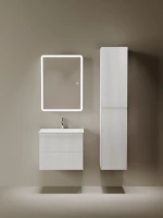 Зеркало-шкаф Sancos Diva DIV600 60, с подсветкой, белый