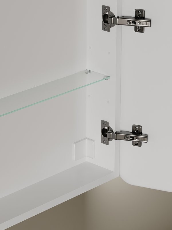 Зеркало-шкаф Sancos Diva DIV600 60, с подсветкой, белый