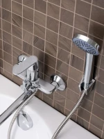 Смеситель с длинным изливом для ванны РМС SL123 SL123-006E хром Смеситель с длинным изливом для ванны РМС SL123 SL123-006E хром