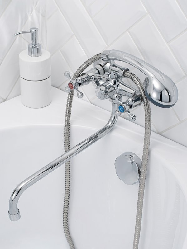 Смеситель с длинным изливом для ванны РМС SL71 SL71-140