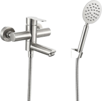 Смеситель для ванны с душем Fashun A53001 сатин